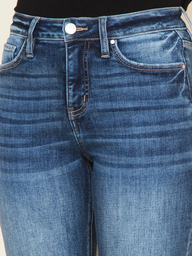 JEANS MUJER WADOS ALGODÓN RECTO TIRO ALTO - 5