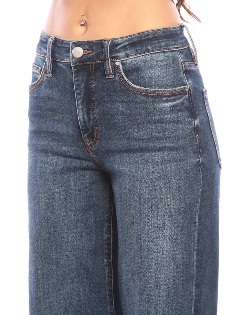 JEANS MUJER WADOS ALGODÓN WIDELEG TIRO ALTO - 5