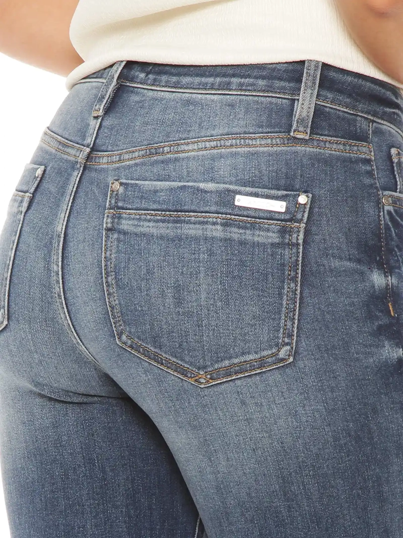 JEANS MUJER WADOS ALGODÓN RECTO TIRO ALTO - 6