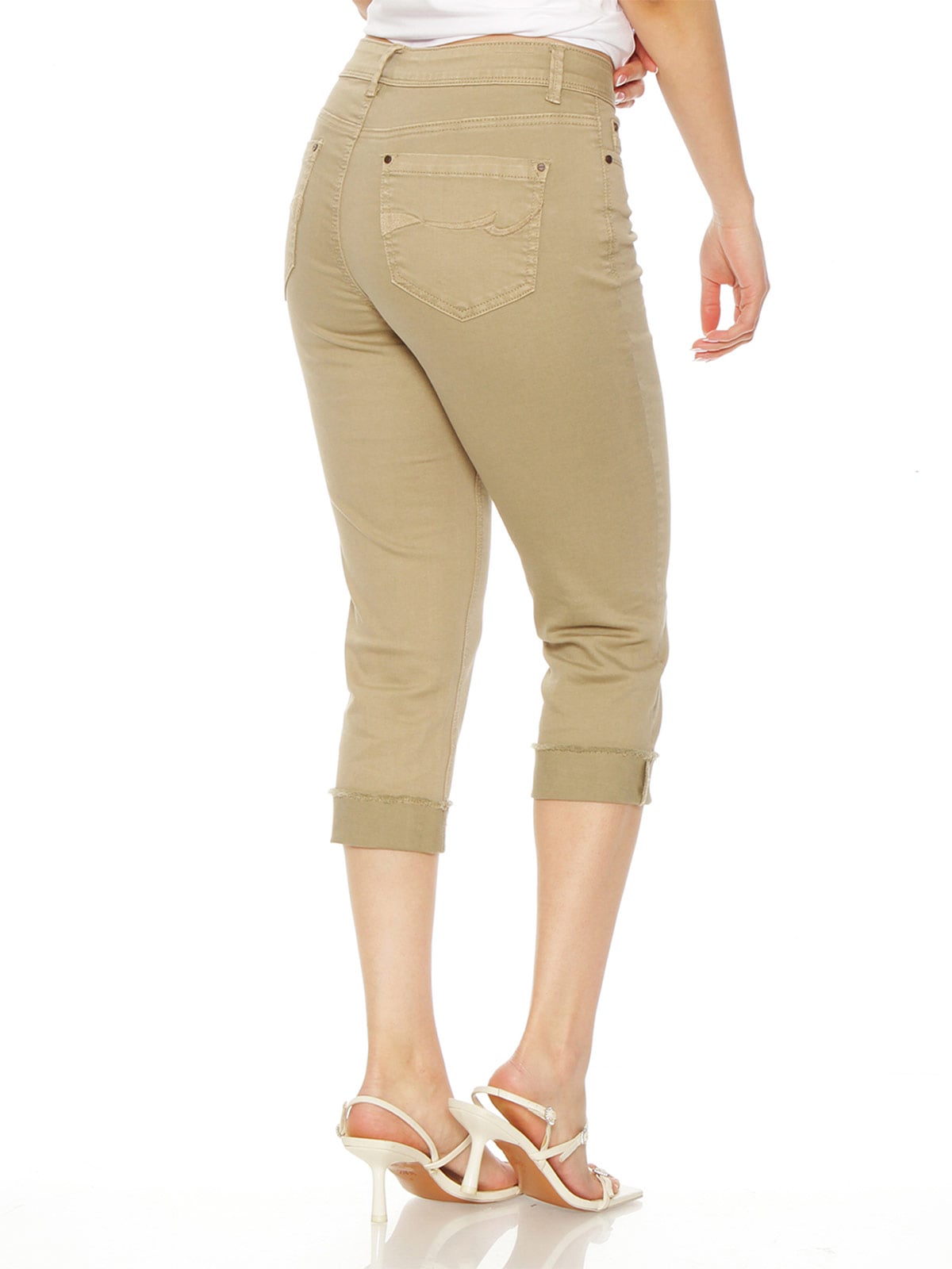 PANTALÓN MUJER WADOS ALGODÓN SKINNY BASTA ROLL UP - 3