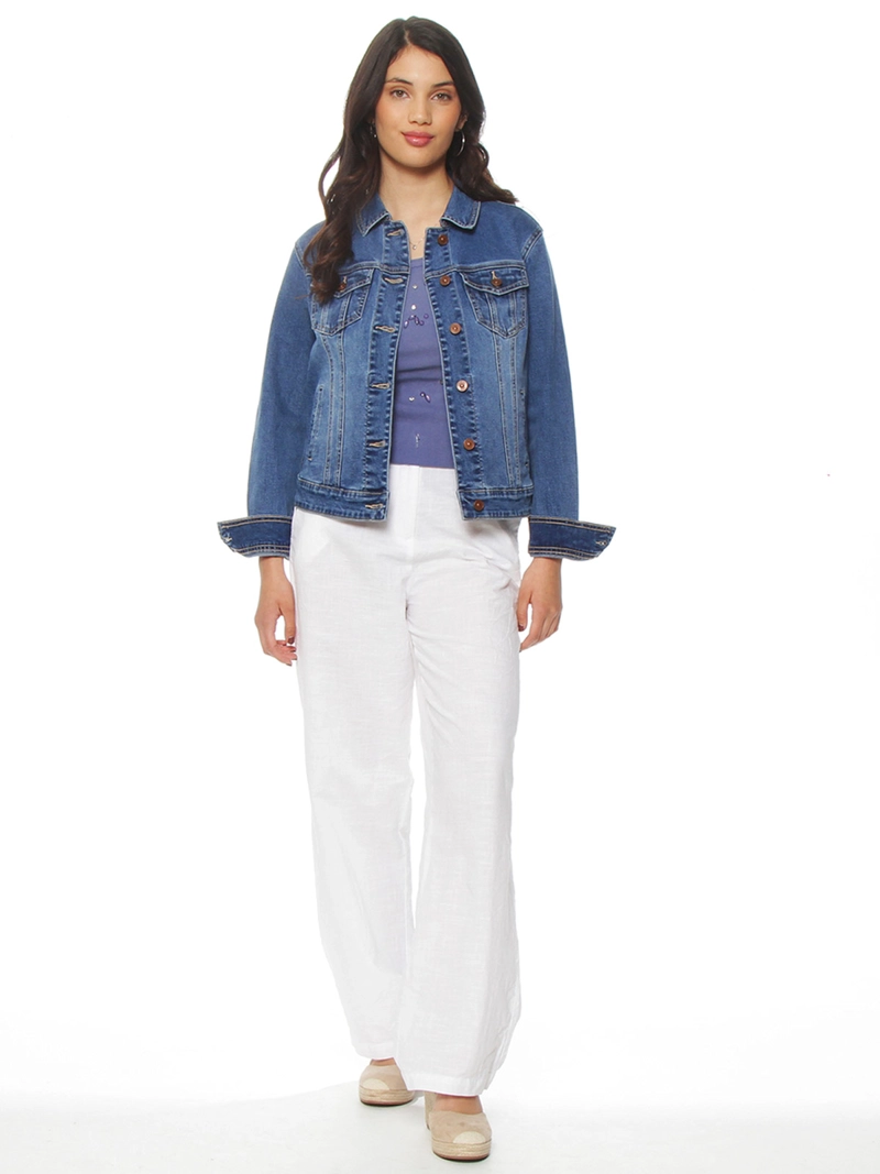 WADOS CHAQUETA MUJER WADOS ALGODÓN MANGA LARGA DENIM ABOTONADA