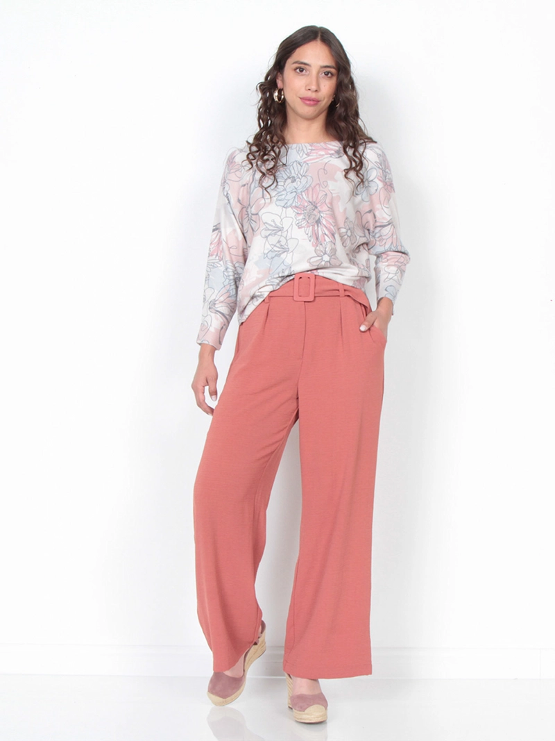 SWEATER MUJER WADOS ESCOTE REDONDO MANGA 3/4 - 1