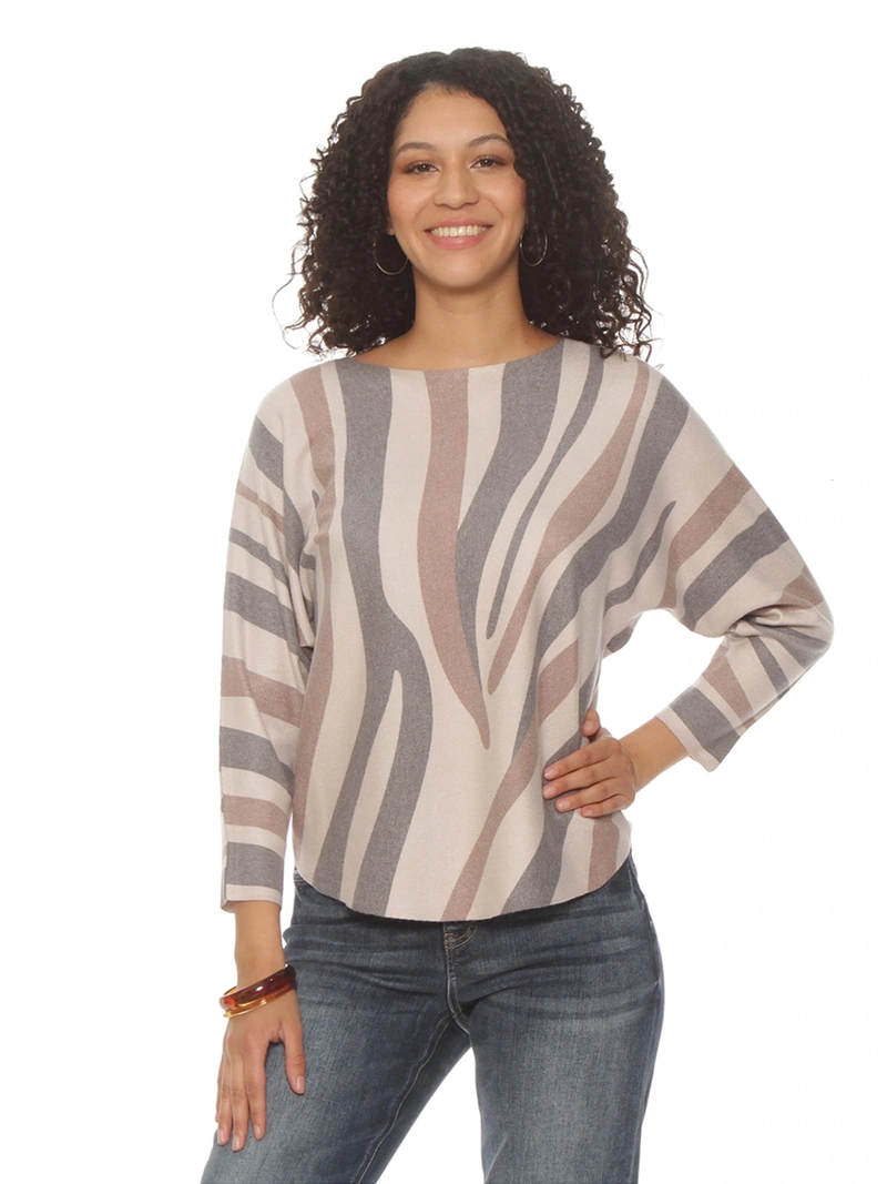 SWEATER MUJER WADOS ESCOTE REDONDO MANGA 3/4 - 2