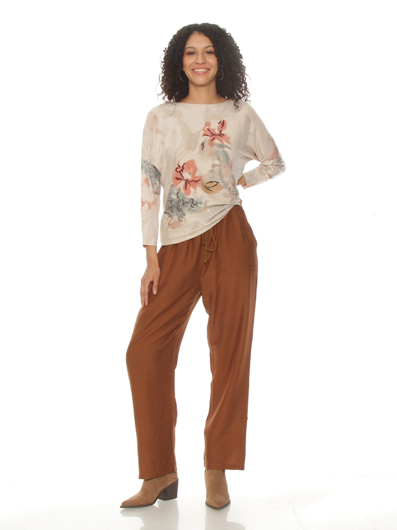 SWEATER MUJER WADOS ESCOTE REDONDO MANGA 3/4
