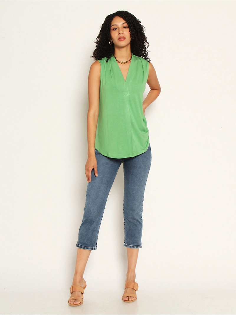 POLERA MUJER WADOS ESCOTE EN V SIN MANGAS - 1