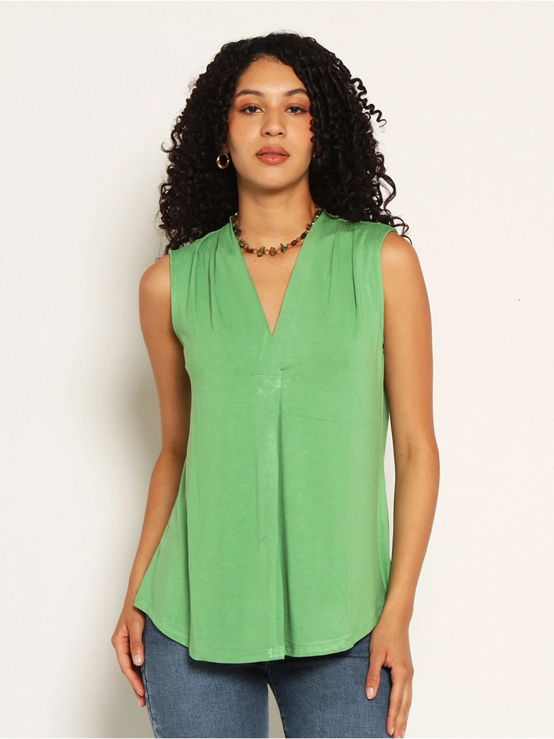 POLERA MUJER WADOS ESCOTE EN V SIN MANGAS - 3