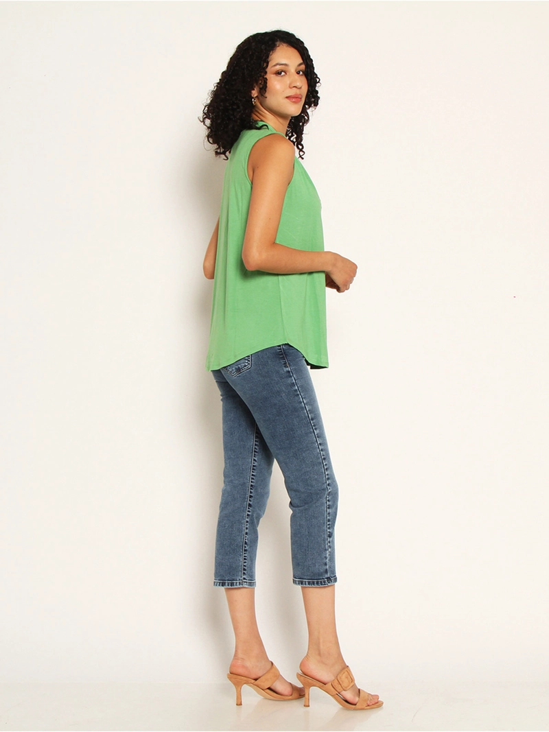 POLERA MUJER WADOS ESCOTE EN V SIN MANGAS - 4