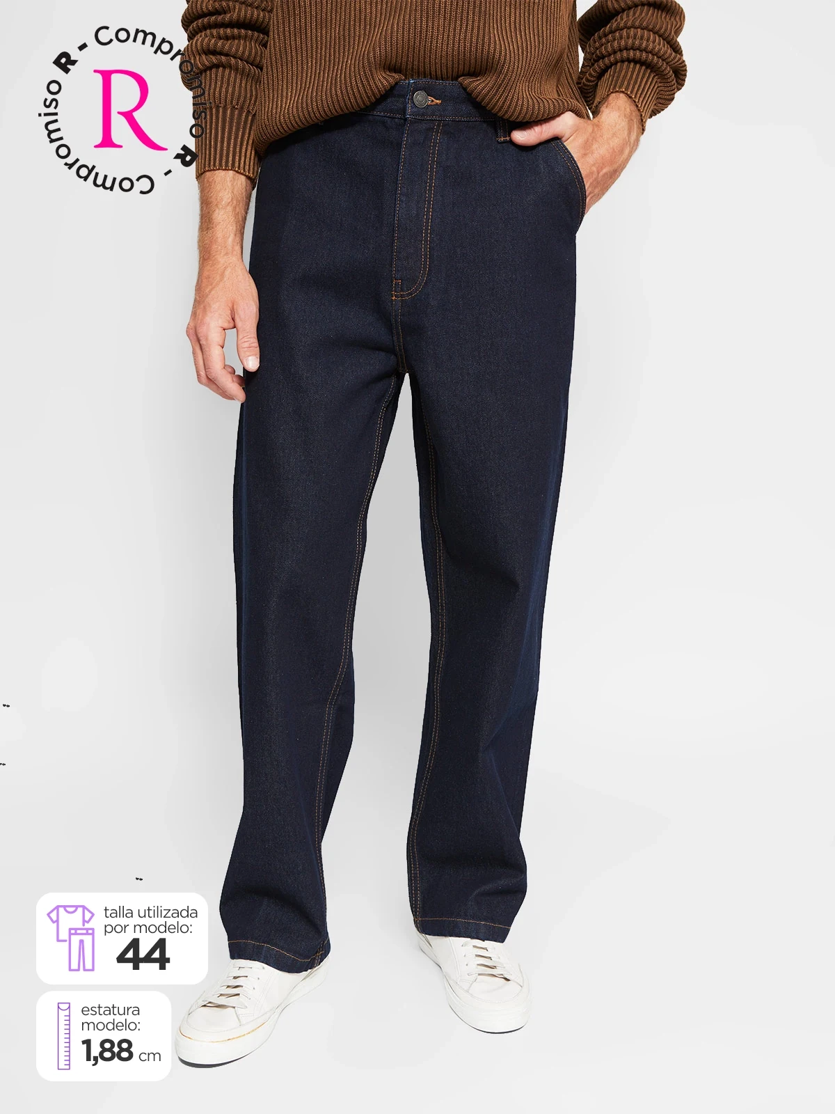 JEANS HOMBRE INDEX ALGODÓN WIDELEG - 1