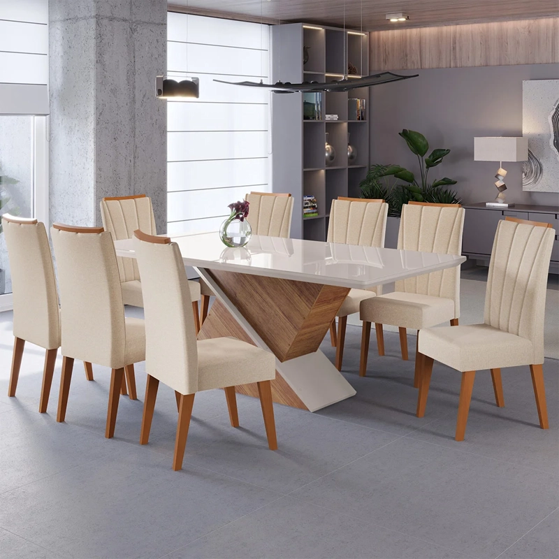 JUEGO DE COMEDOR DI PORETTI DESIGN ELITE 8 SILLAS - 1