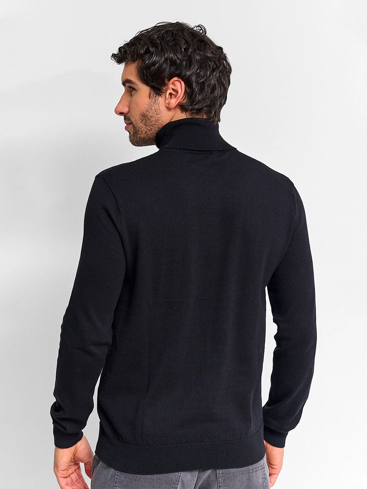 SWEATER HOMBRE MARQUIS ALGODÓN CUELLO ALTO - 2