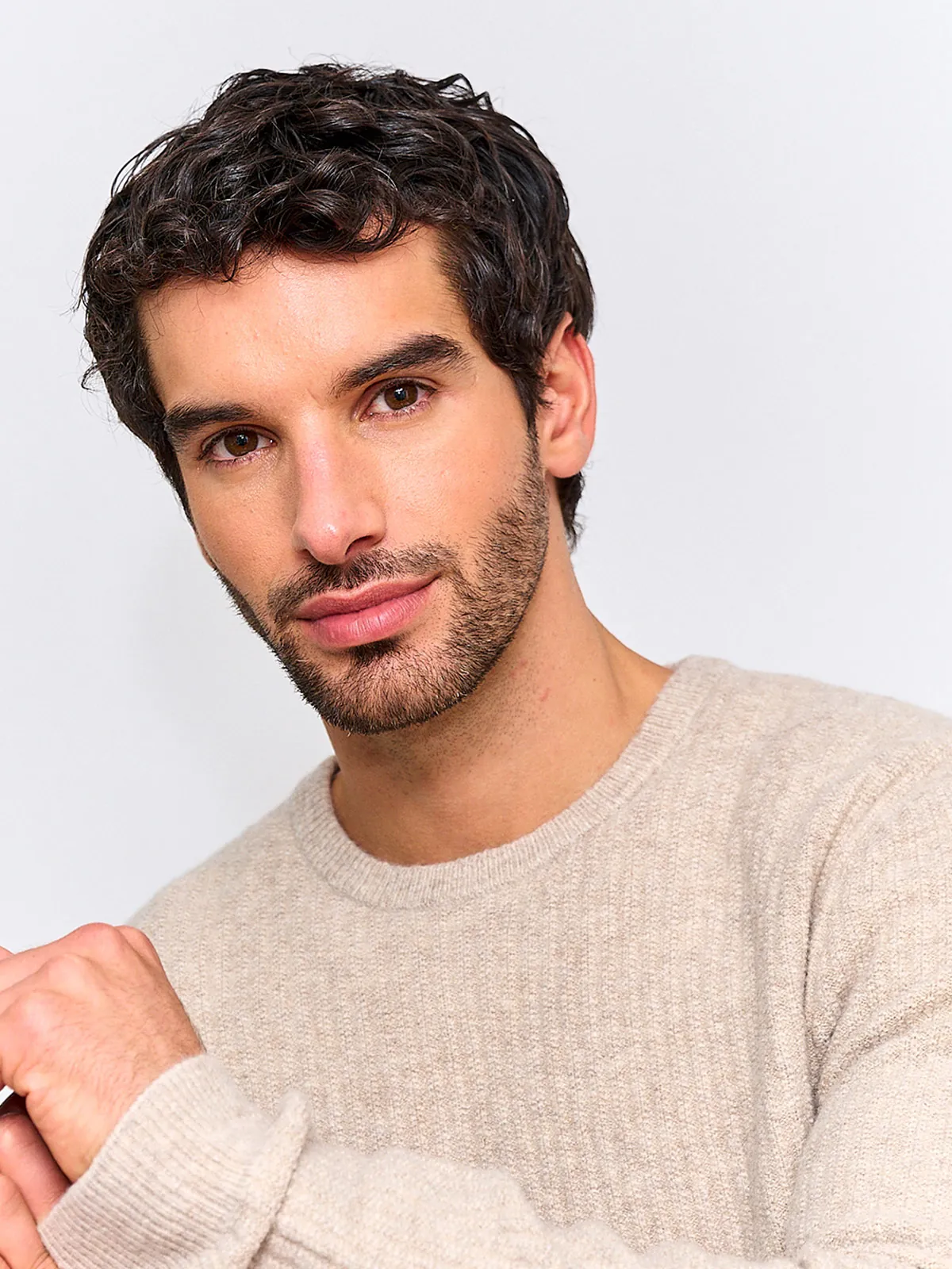 SWEATER HOMBRE MARQUIS LANA CUELLO REDONDO TEXTURA - 3