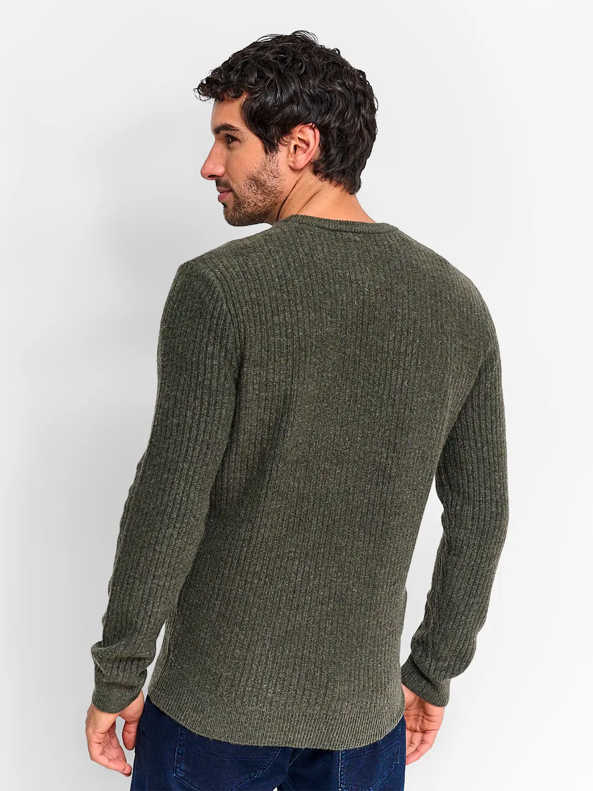 SWEATER HOMBRE MARQUIS LANA CUELLO REDONDO TEXTURA - 2