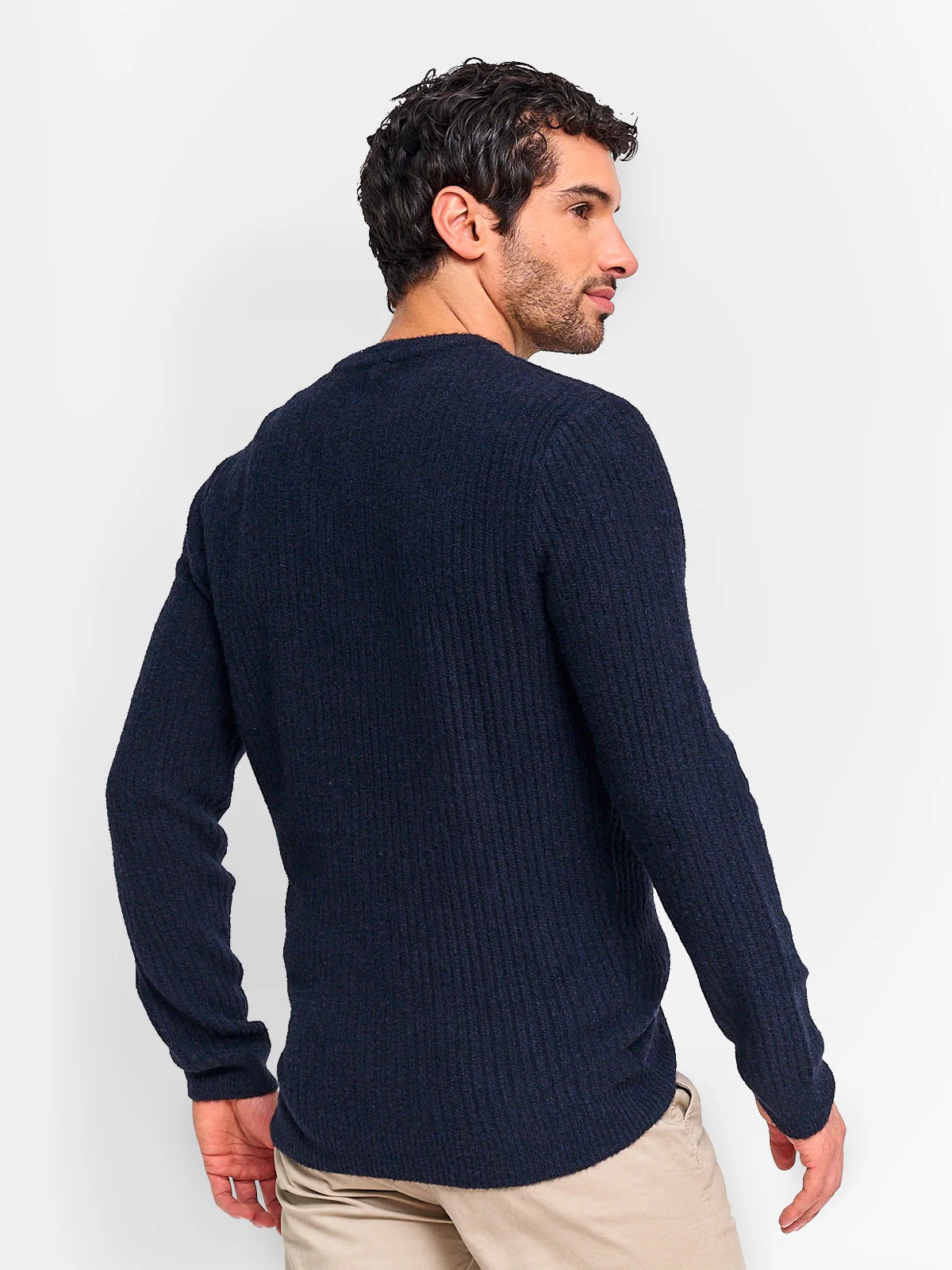 SWEATER HOMBRE MARQUIS LANA CUELLO REDONDO TEXTURA - 2
