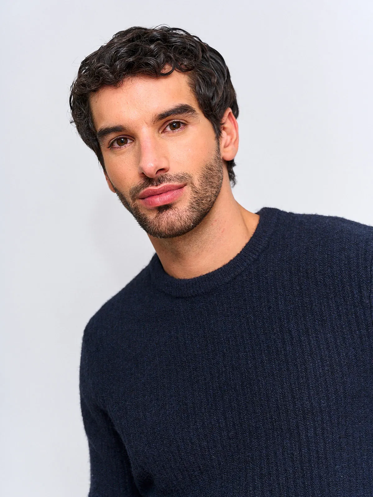 SWEATER HOMBRE MARQUIS LANA CUELLO REDONDO TEXTURA - 3