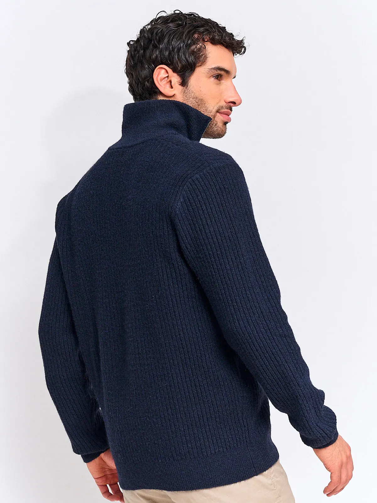 SWEATER HOMBRE MARQUIS LANA HALF ZIPPER - 2