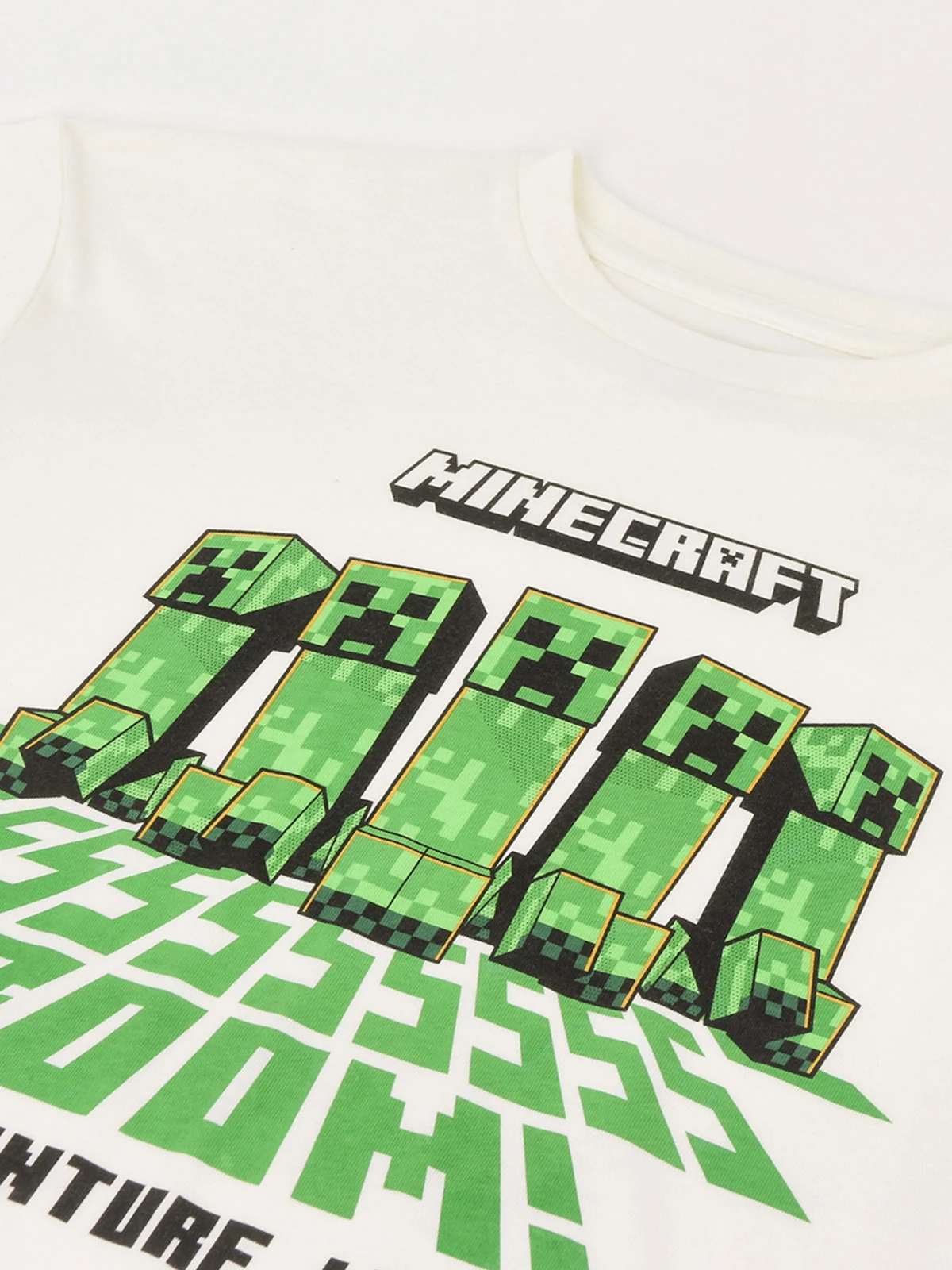 POLERA MANGA LARGA NIÑO MINECRAFT - 2