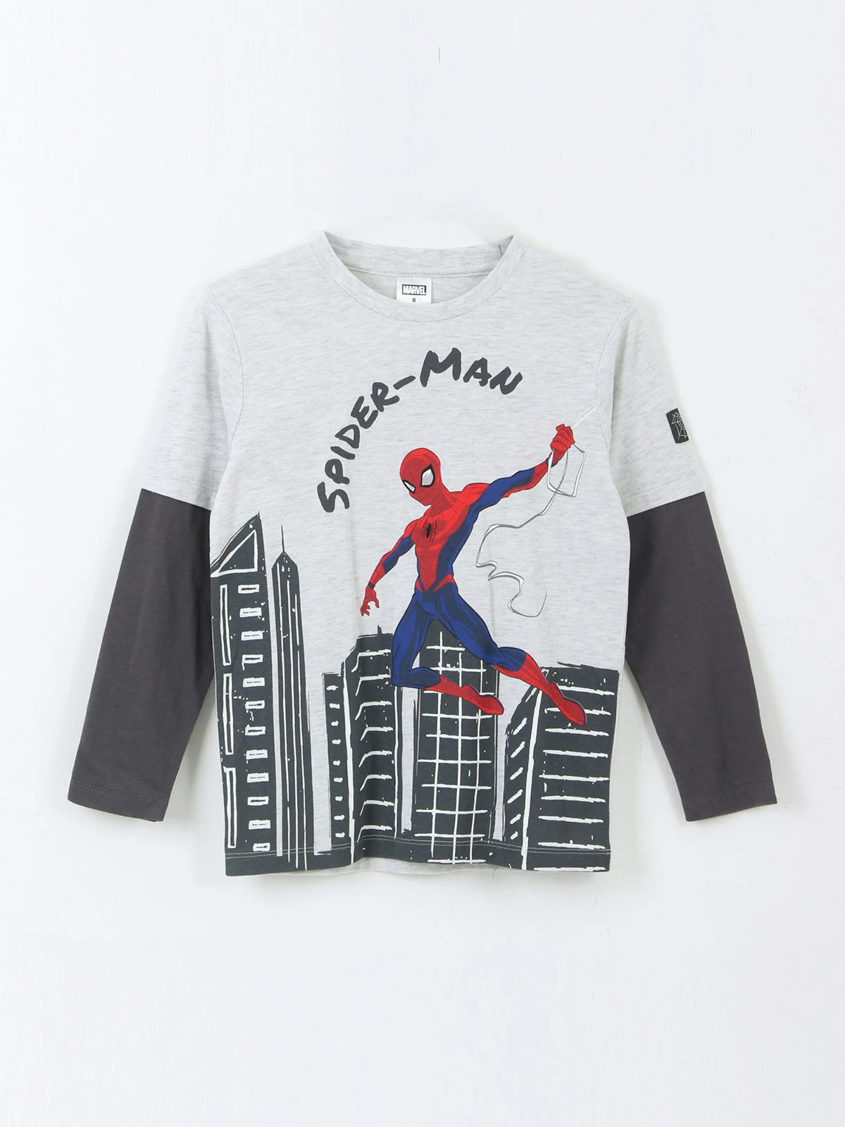 POLERA MANGA LARGA NIÑO MARVEL SPIDERMAN - 1