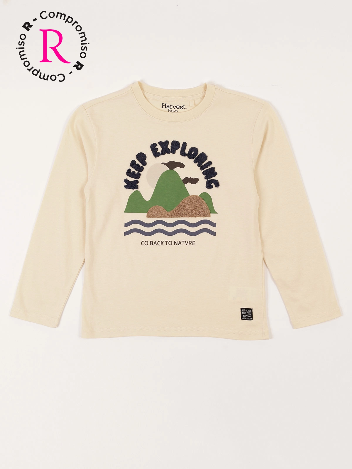 POLERA MANGA LARGA NIÑO HARVEST - 1