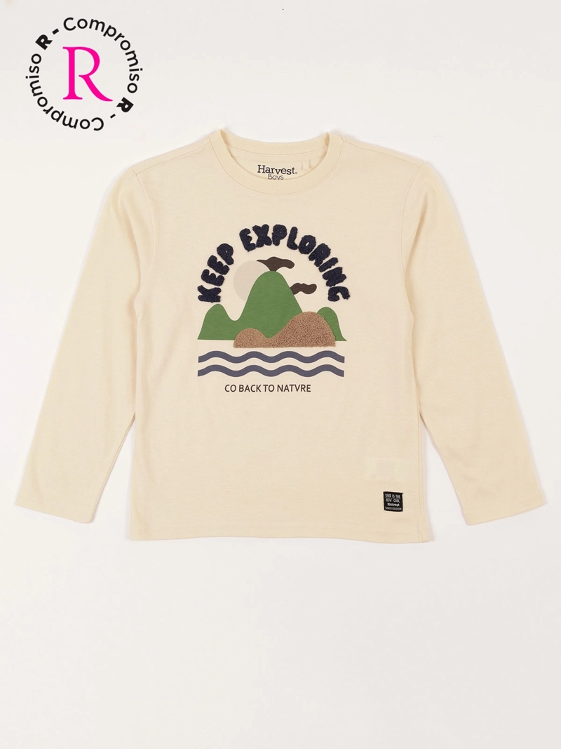 POLERA MANGA LARGA NIÑO HARVEST - 1