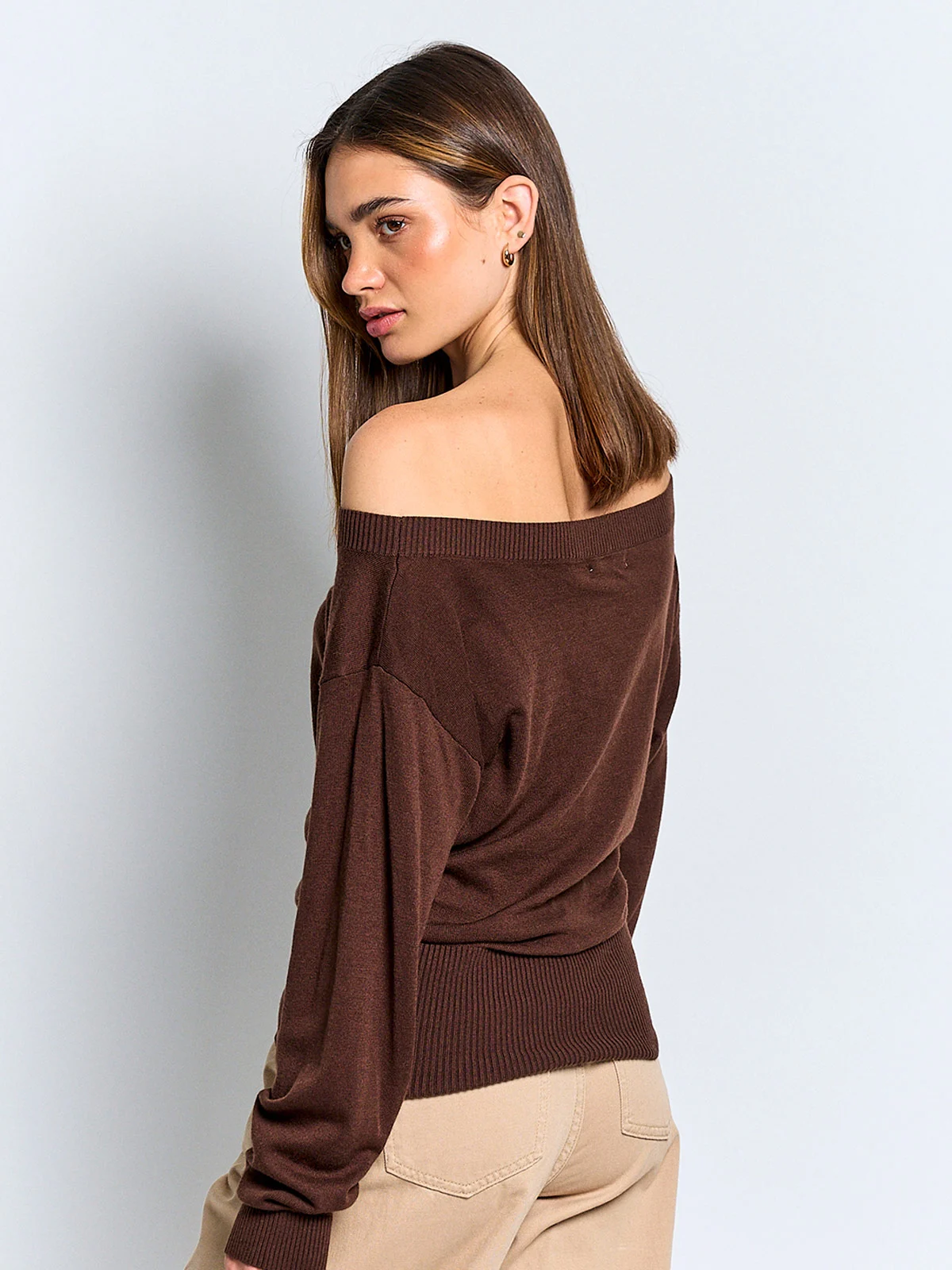 SWEATER MUJER INDEX MANGA LARGA ASIMÉTRICO - 2