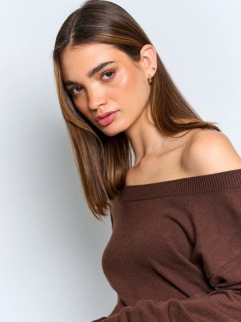 SWEATER MUJER INDEX MANGA LARGA ASIMÉTRICO - 3