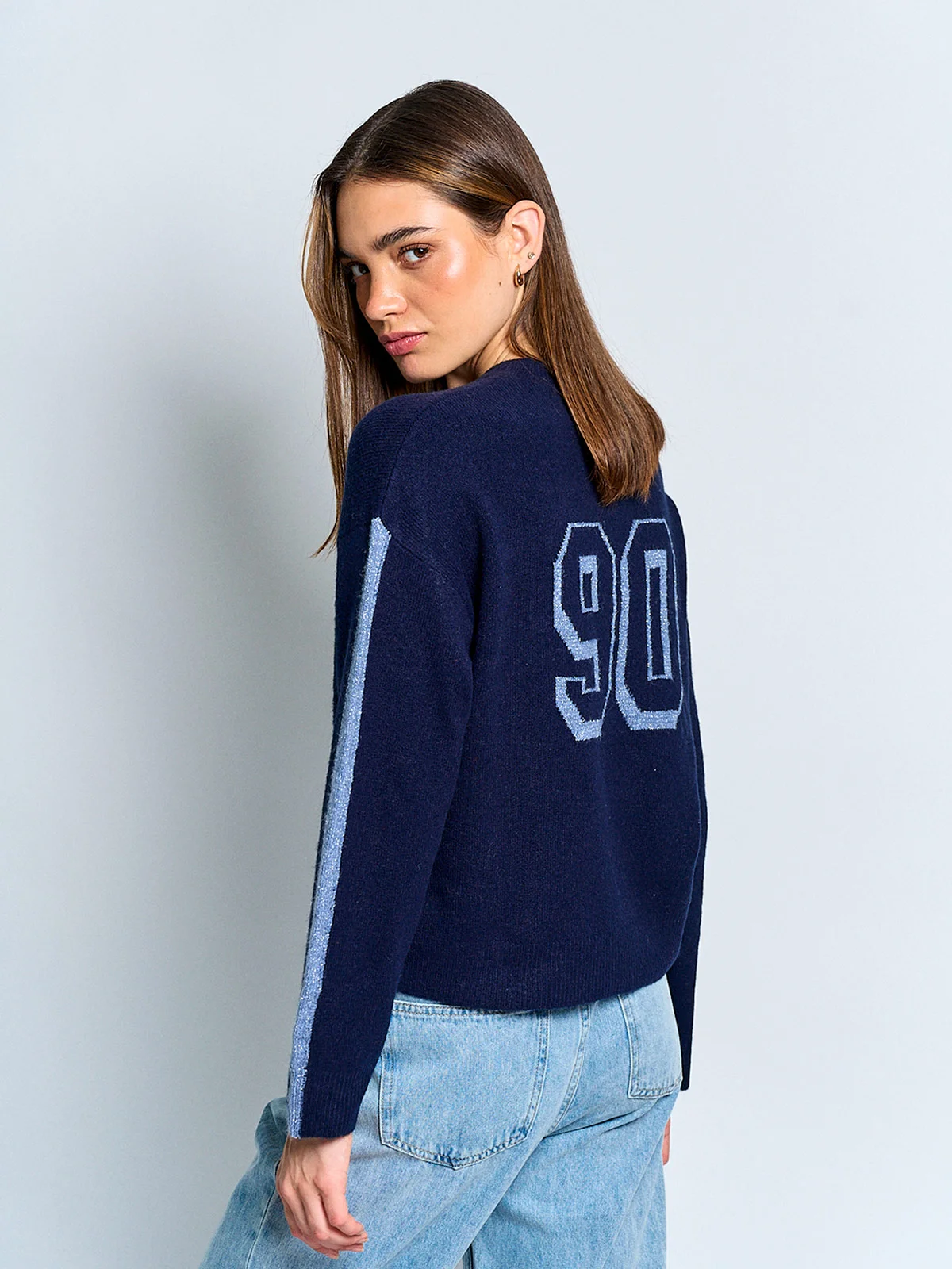 SWEATER MUJER INDEX MANGA LARGA - 2