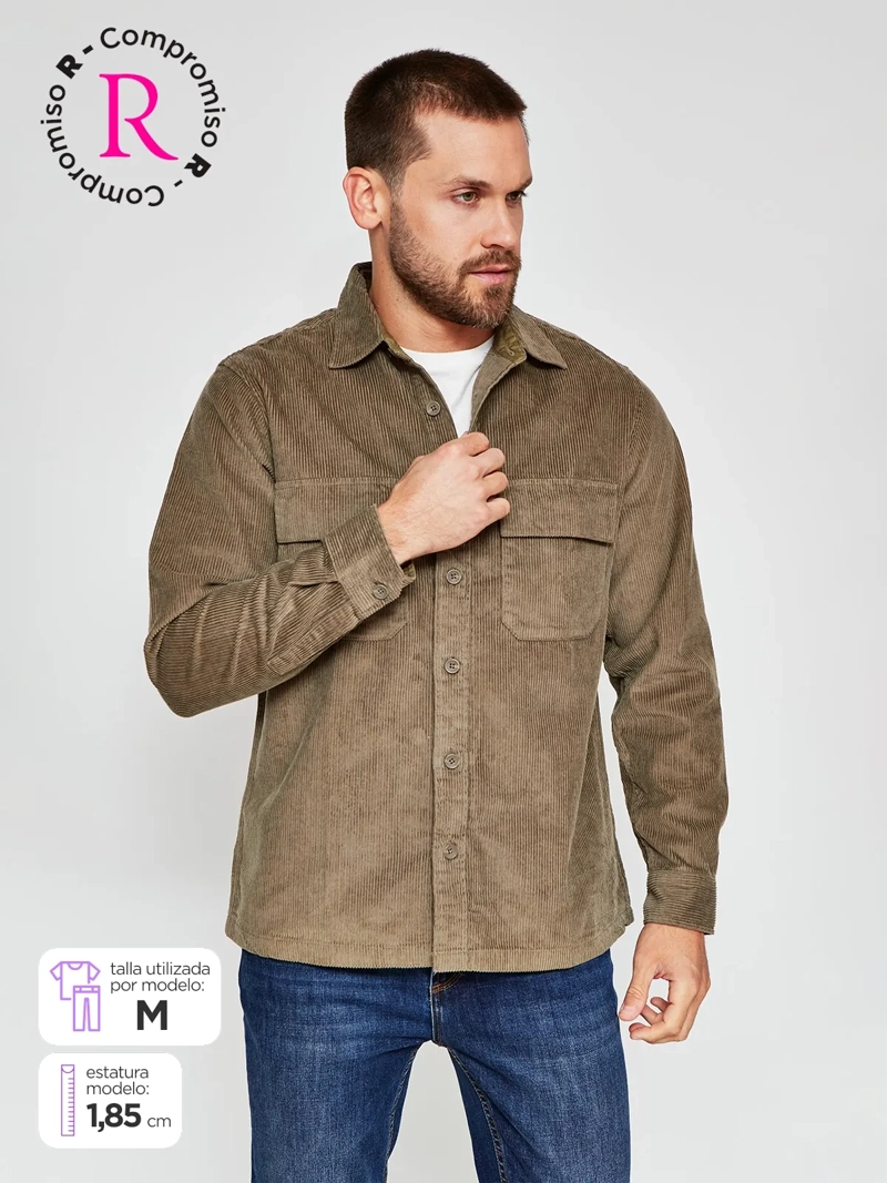 SOBRECAMISA HOMBRE MARQUIS MANGA LARGA COTELÉ - 1