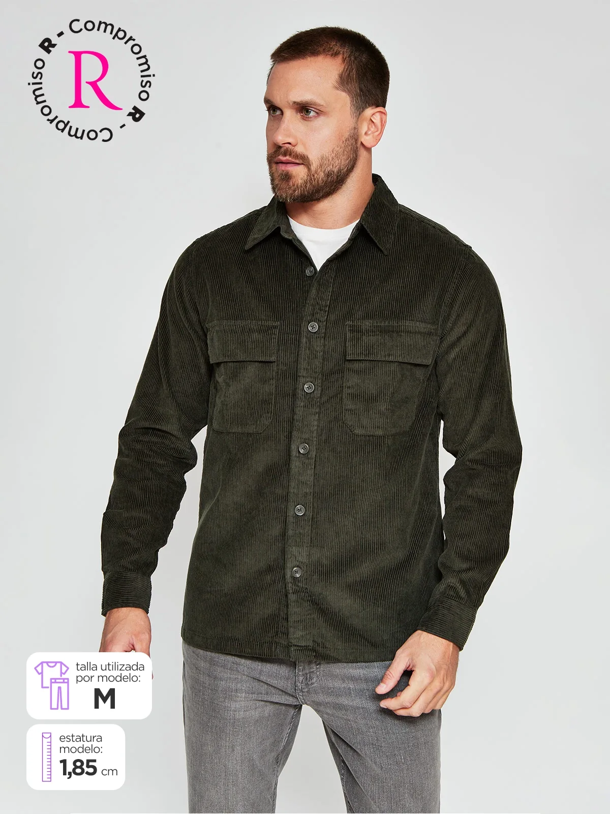 SOBRECAMISA HOMBRE MARQUIS MANGA LARGA COTELÉ - 1