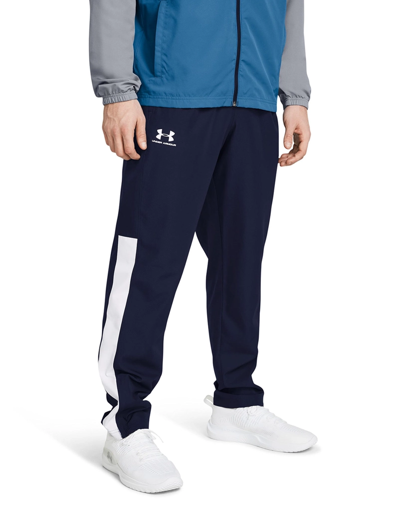 PANTALÓN DE BUZO HOMBRE UNDER ARMOUR VITAL WOVEN AZUL MARINO - 2