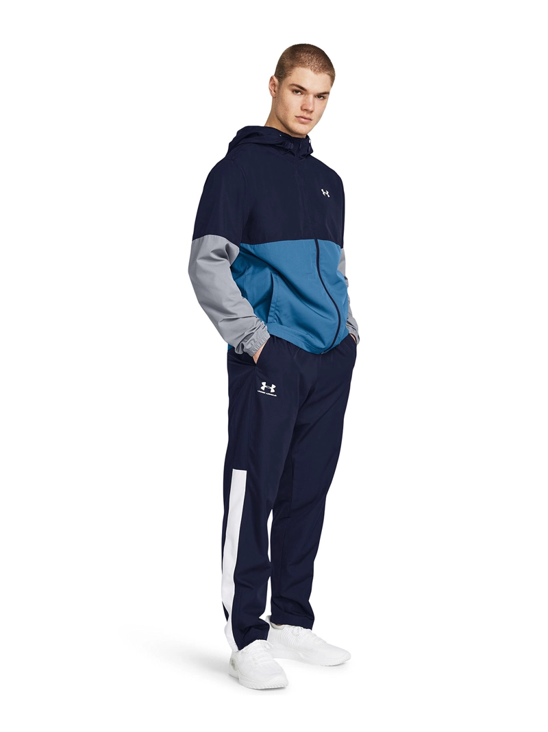PANTALÓN DE BUZO HOMBRE UNDER ARMOUR VITAL WOVEN AZUL MARINO