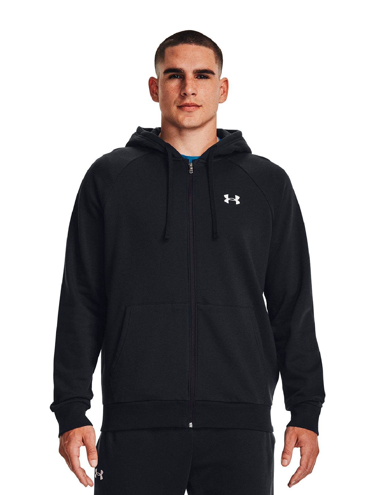 POLERON HOMBRE UNDER ARMOUR RIVAL CON CAPUCHA - 1