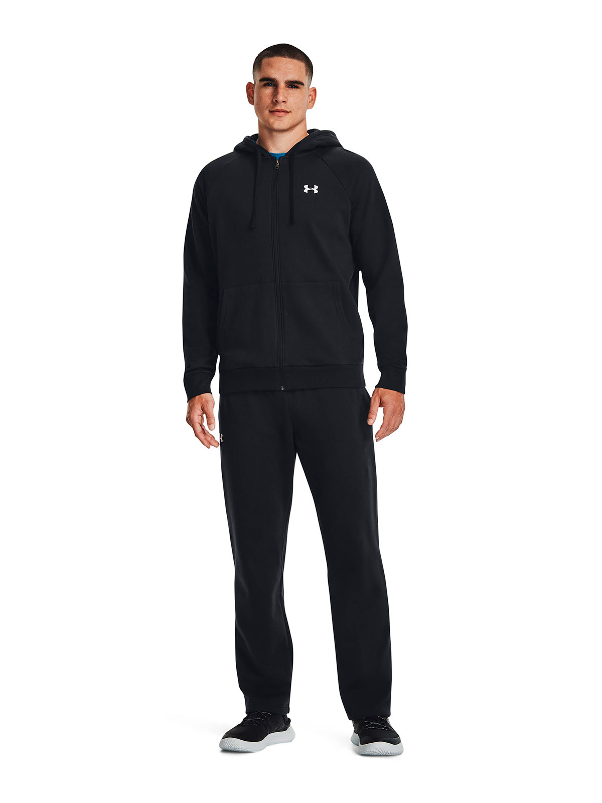 POLERON HOMBRE UNDER ARMOUR RIVAL CON CAPUCHA - 5