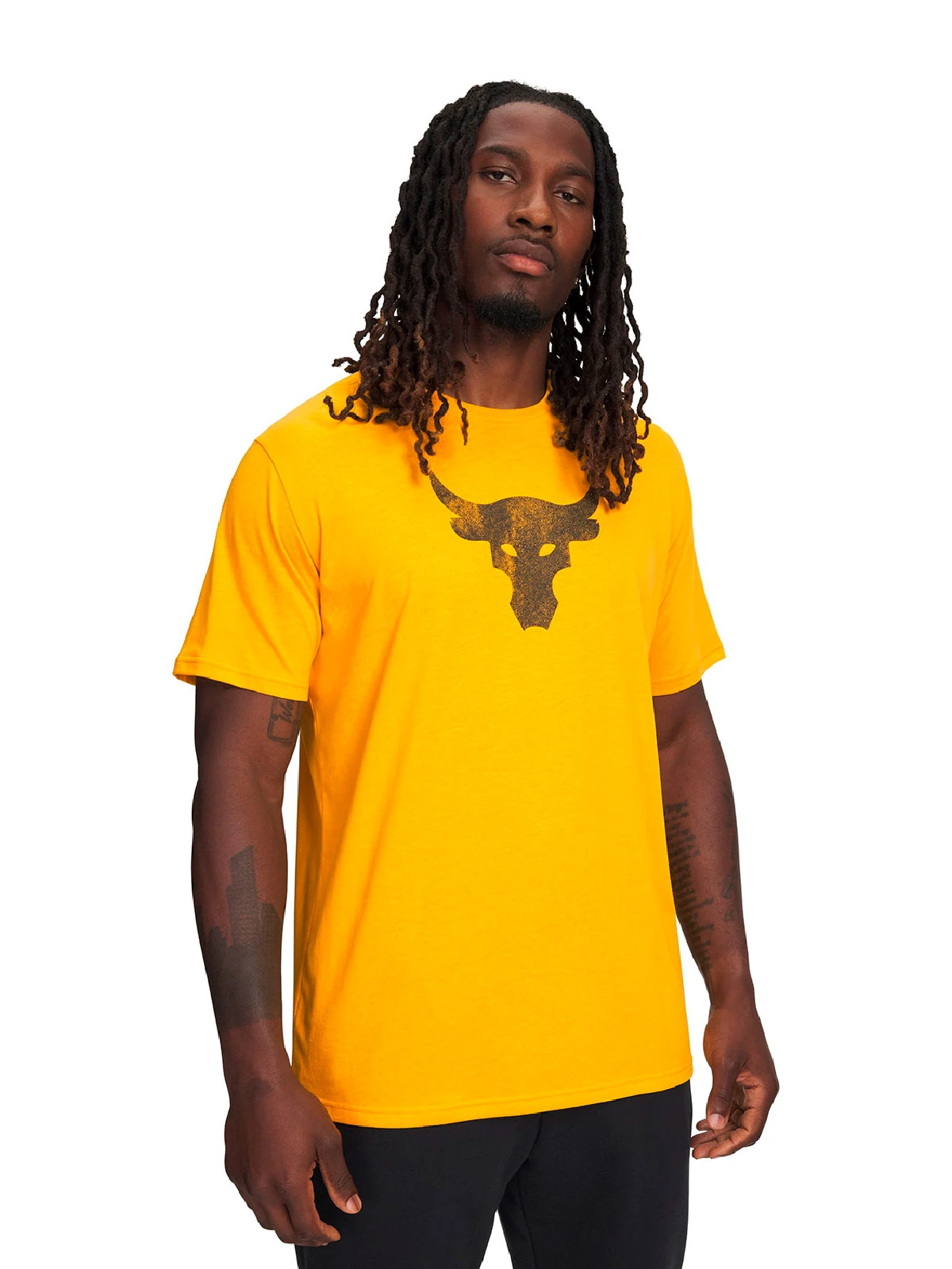 POLERA HOMBRE UNDER ARMOUR PROJECT ROCK BRAHMA BULL - 1