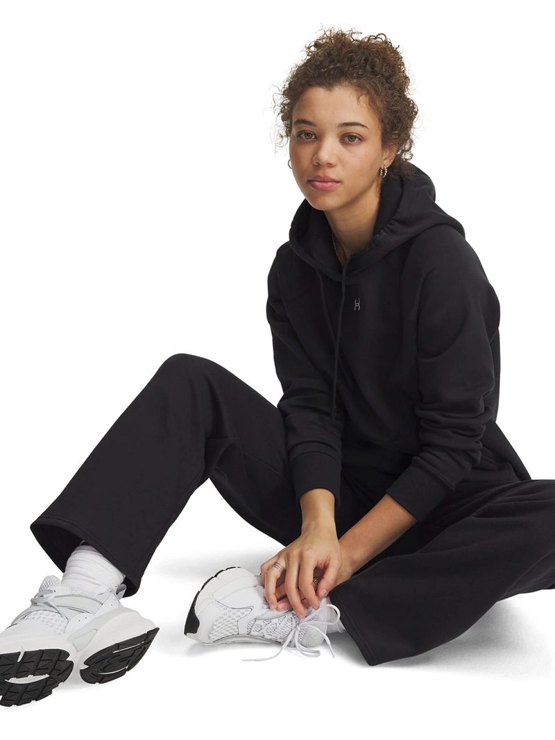 PANTALÓN DE BUZO HOMBRE UNDER ARMOUR RIVAL FLEECE STRAIGHT NEGRO - 1