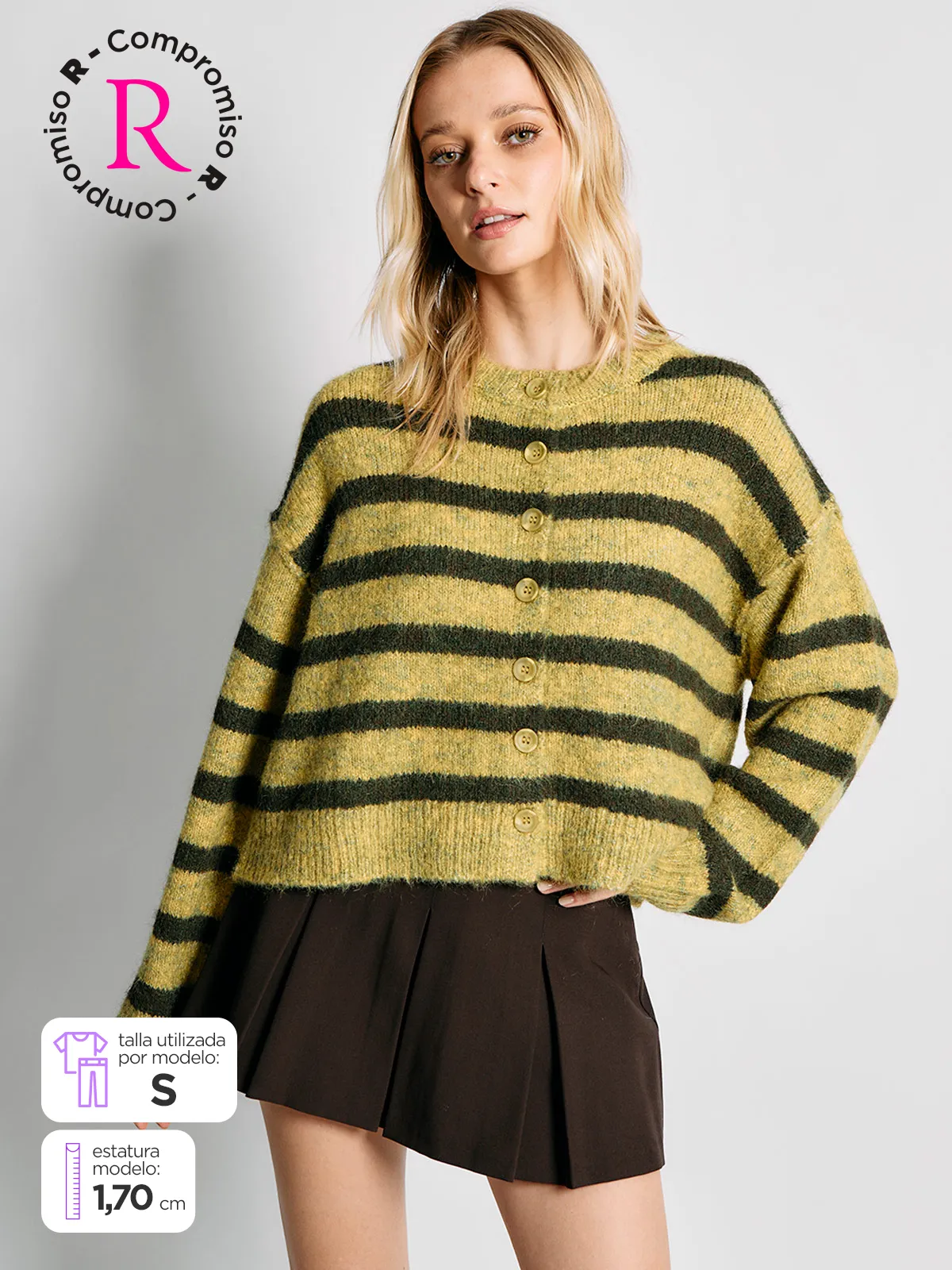CARDIGAN MUJER INDEX BOTONES - 1