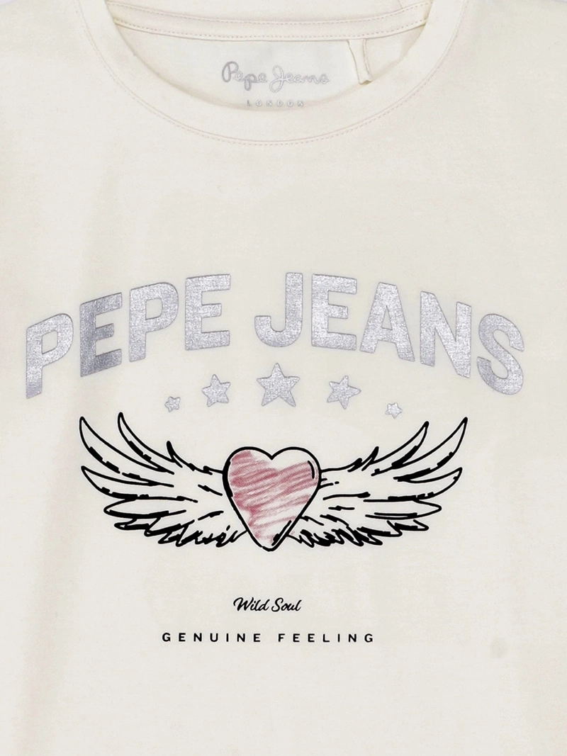 POLERA MANGA LARGA NIÑA PEPE JEANS HEART - 3