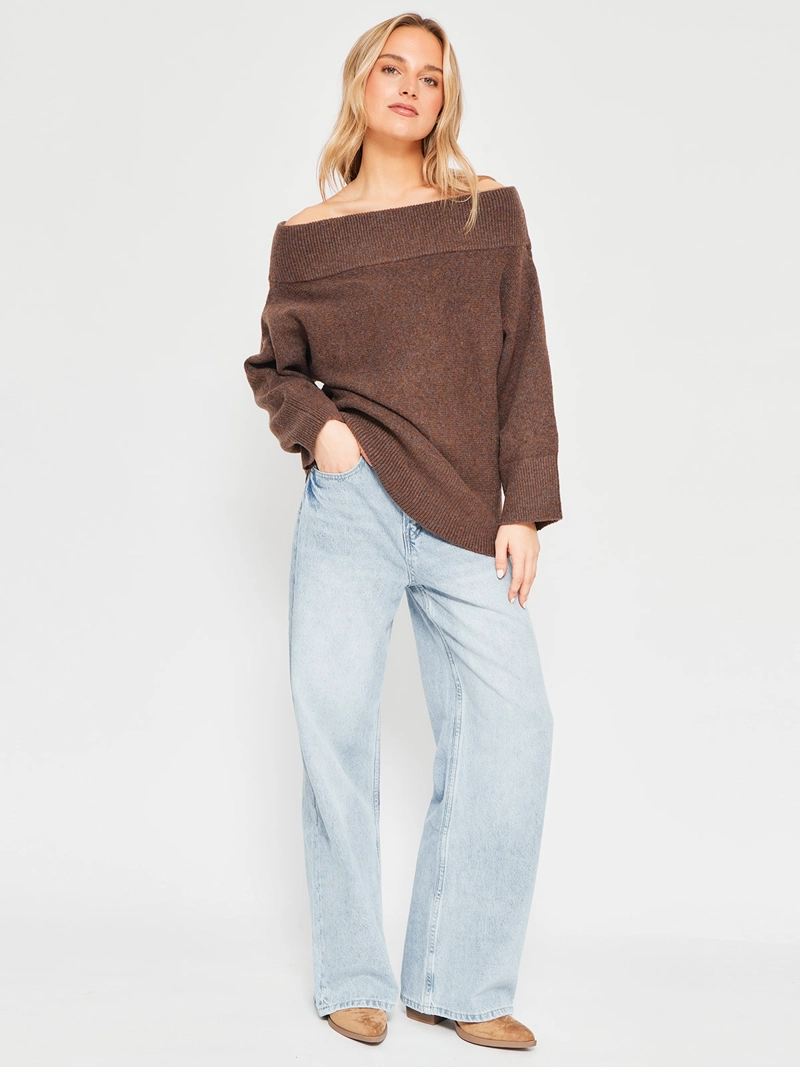 SWEATER MUJER INDEX MANGA LARGA - 4