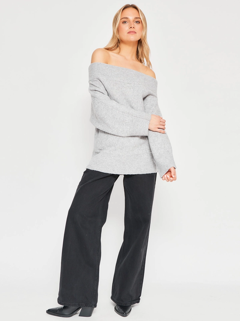SWEATER MUJER INDEX MANGA LARGA - 4