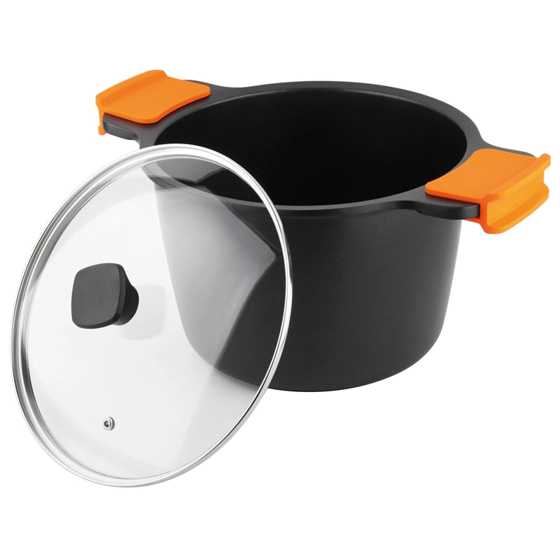 BATERÍA DE COCINA MARMICOC THERMA ORANGE 5 PIEZAS  - 6