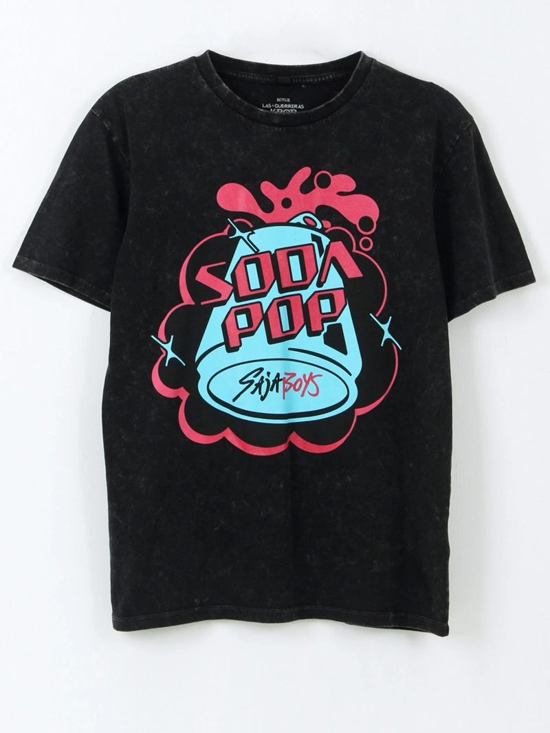 POLERA MANGA CORTA NIÑA KPOP DEMON HUNTERS SODA POP - 1