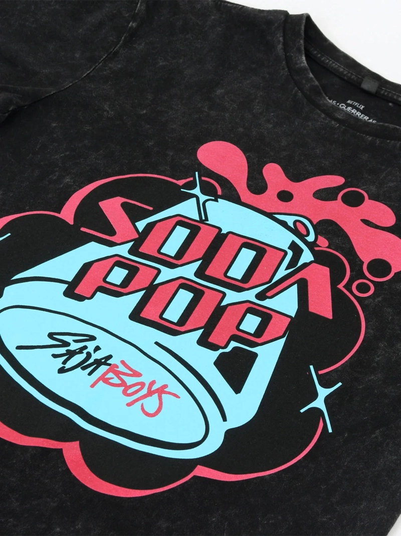POLERA MANGA CORTA NIÑA KPOP DEMON HUNTERS SODA POP - 3