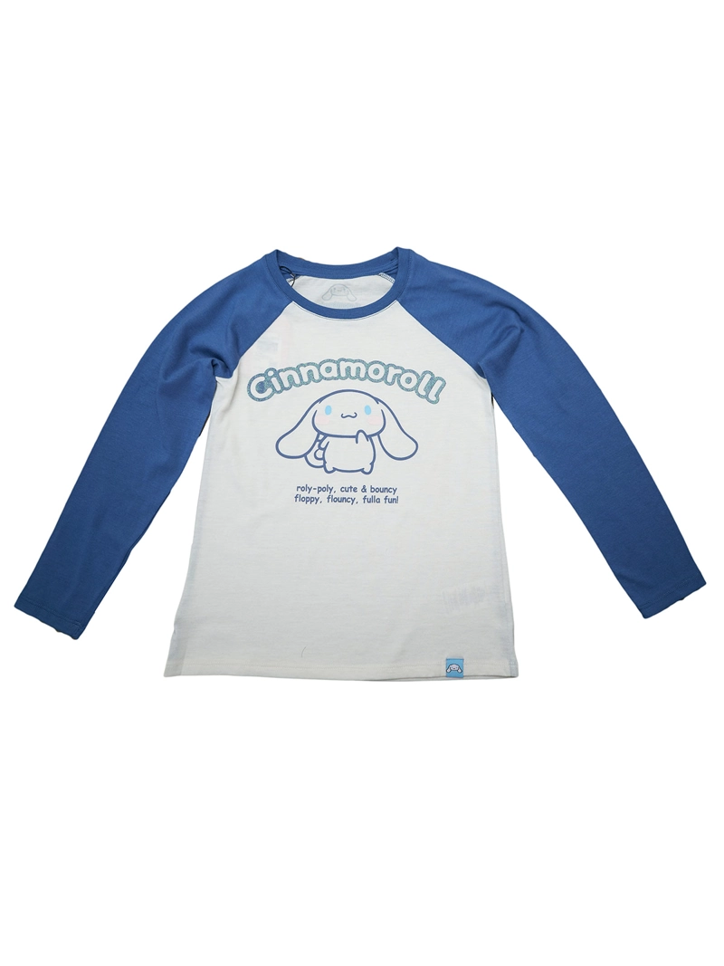 POLERA NIÑA HELLO KITTY MANGA LARGA GLITTER