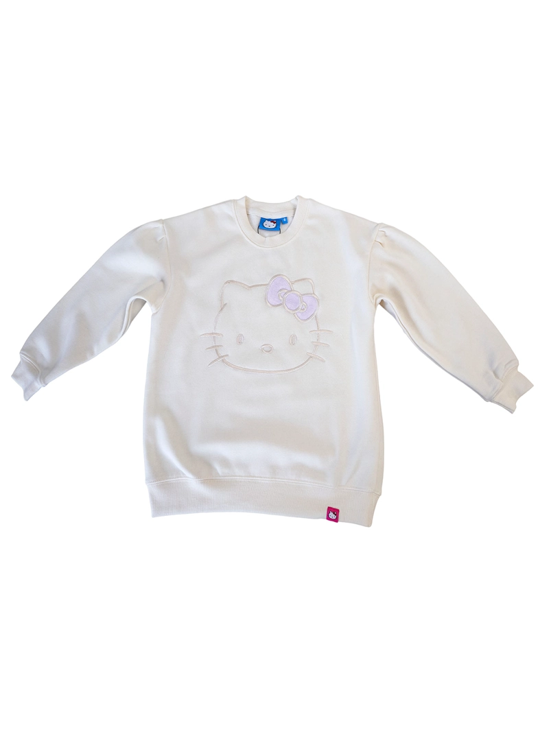 POLERÓN NIÑA HELLO KITTY MANGAS BOMBACHAS - 1