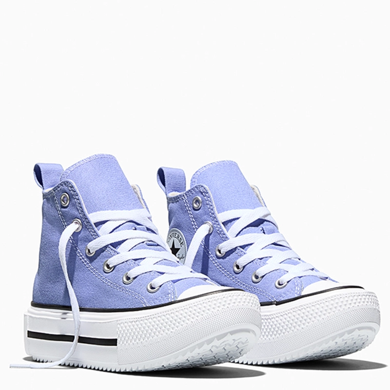 ZAPATILLAS NIÑO CONVERSE URBANAS LILA CHUCK TAYLOR ALL STAR LIFT DOUBLE STACK - 2