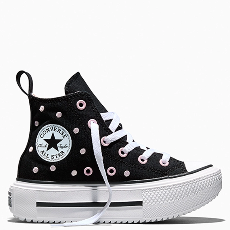 ZAPATILLAS NIÑO CONVERSE URBANAS NEGRO CHUCK TAYLOR ALL STAR LIFT DOUBLE STACK - 1