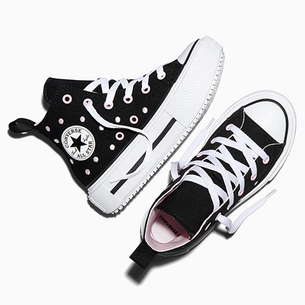 ZAPATILLAS NIÑO CONVERSE URBANAS NEGRO CHUCK TAYLOR ALL STAR LIFT DOUBLE STACK - 4