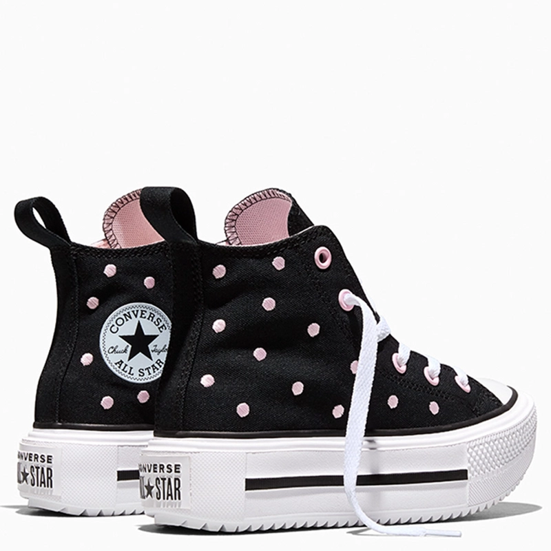 ZAPATILLAS NIÑO CONVERSE URBANAS NEGRO CHUCK TAYLOR ALL STAR LIFT DOUBLE STACK - 5
