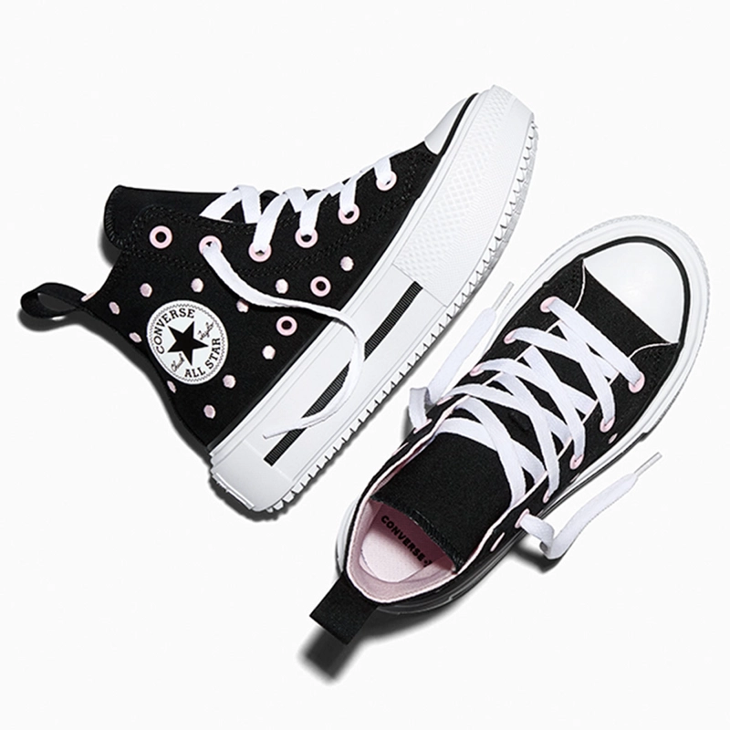 ZAPATILLAS NIÑO CONVERSE URBANAS NEGRO CHUCK TAYLOR ALL STAR LIFT DOUBLE STACK - 4
