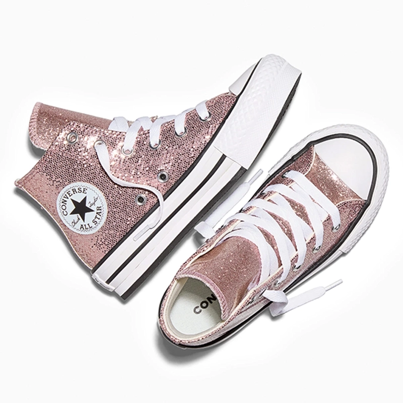 ZAPATILLAS NIÑO CONVERSE URBANAS ROSADO CHUCK TAYLOR ALL STAR EVA LIFT - 5