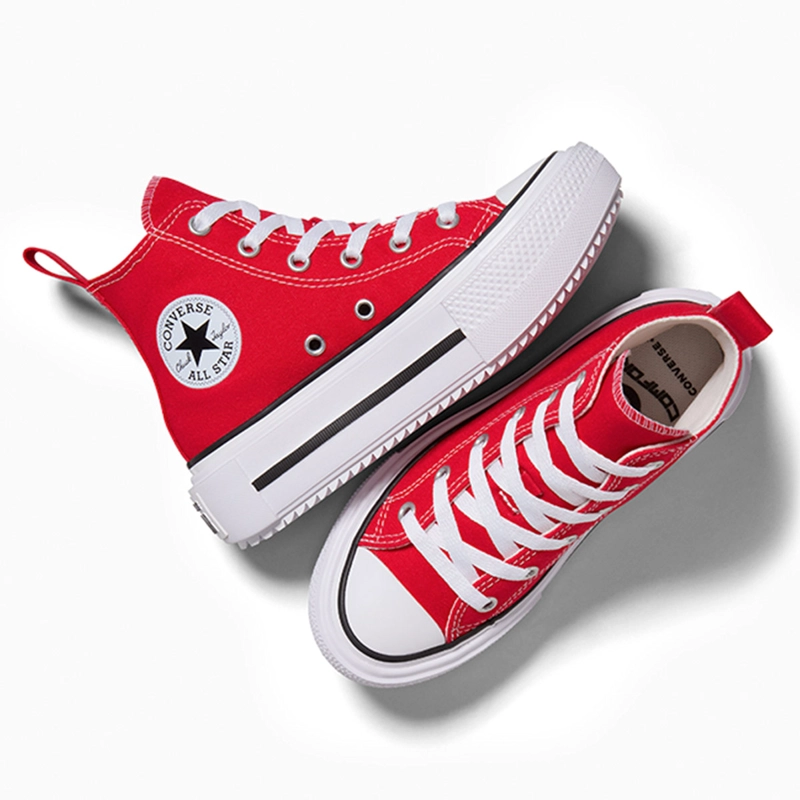ZAPATILLAS NIÑO CONVERSE URBANAS ROJO CHUCK TAYLOR ALL STAR LIFT DOUBLE STACK - 6